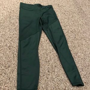 Green fabletics leggings